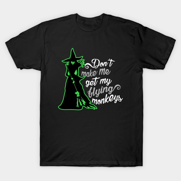 Wicked Witch Flying Monkeys T-Shirt by KsuAnn